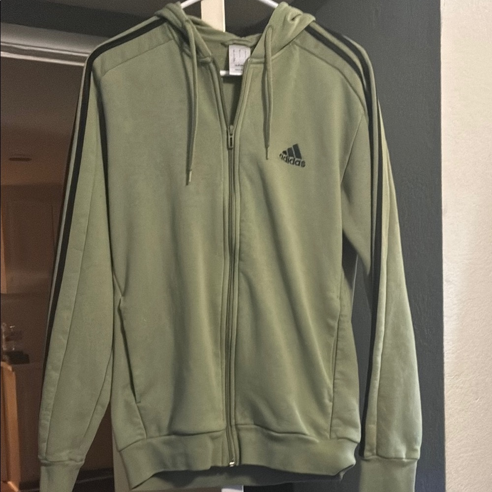 Adidas Sage Green Track Jacket